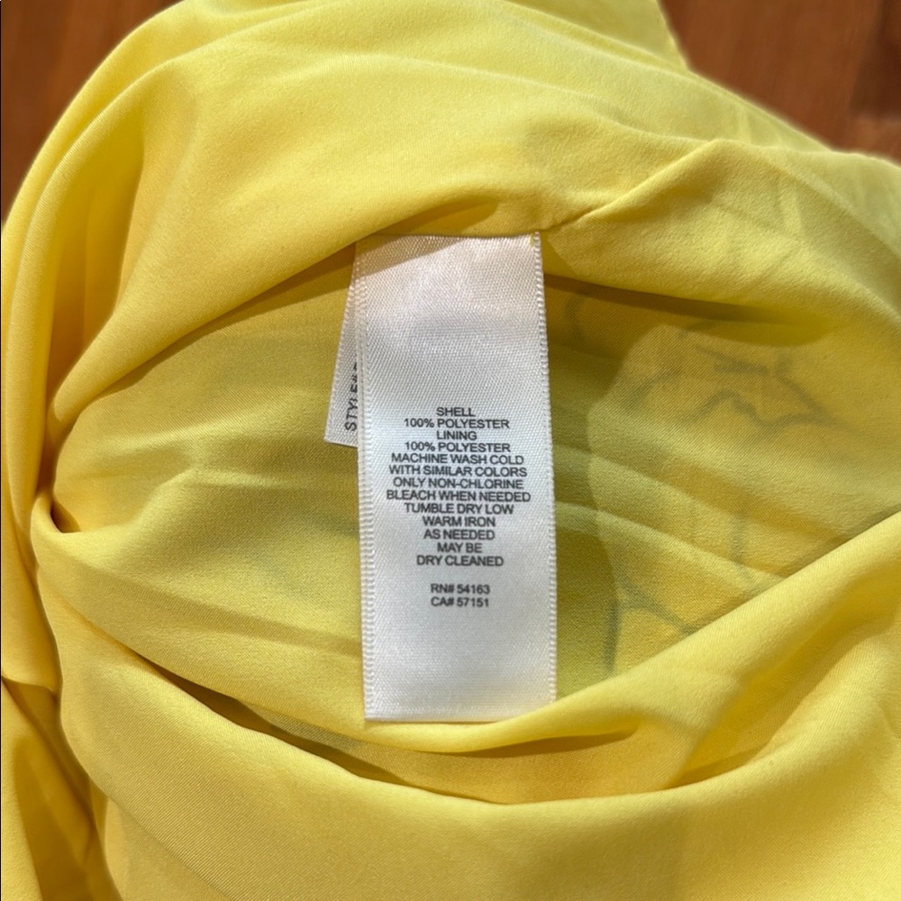 Yellow Floral Ruffle Dress - Picture 5 of 5